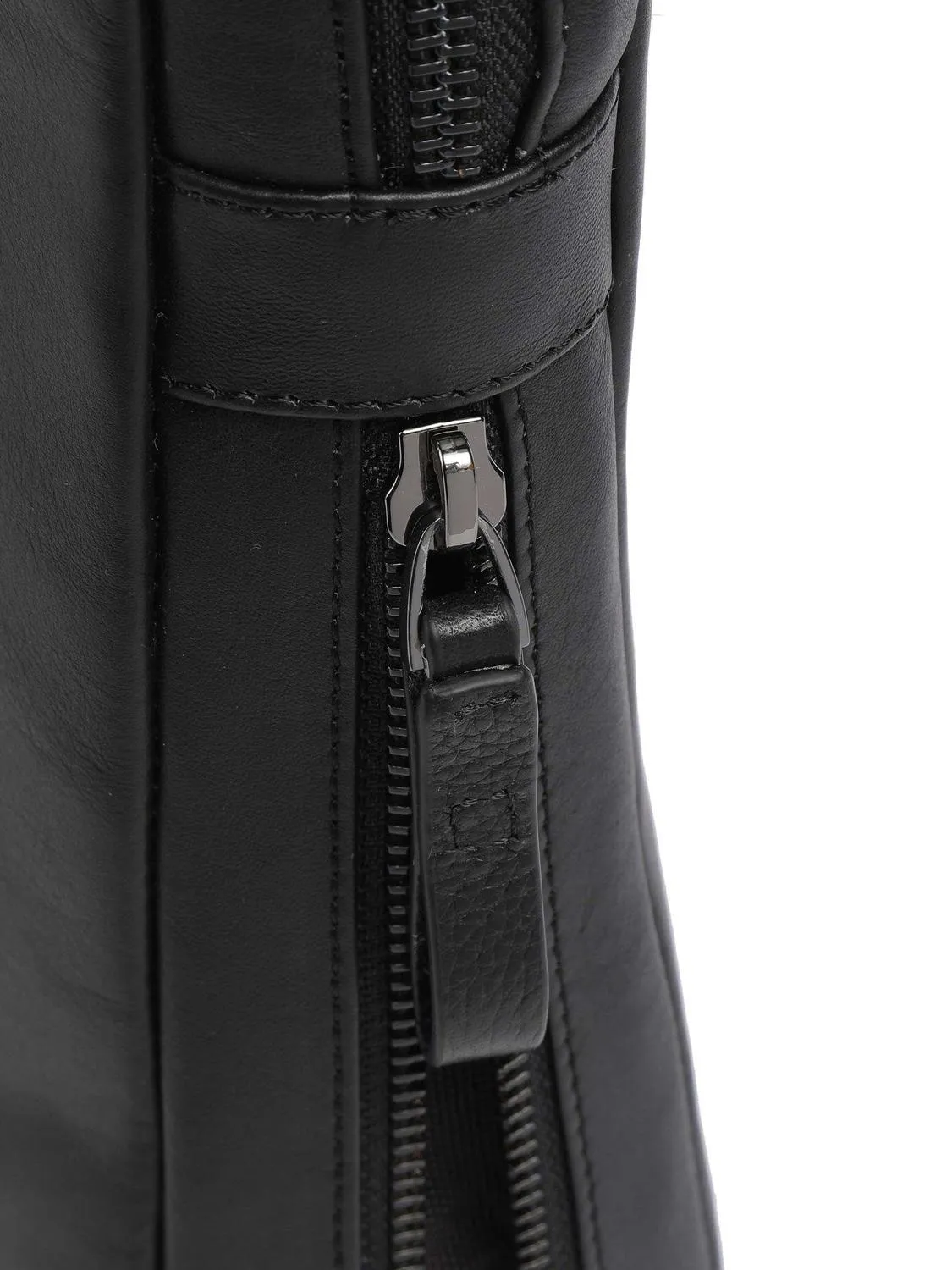 Piquadro Macbeth Sac En Cuir Extensible Noir - Achetez À Prix Outlet!