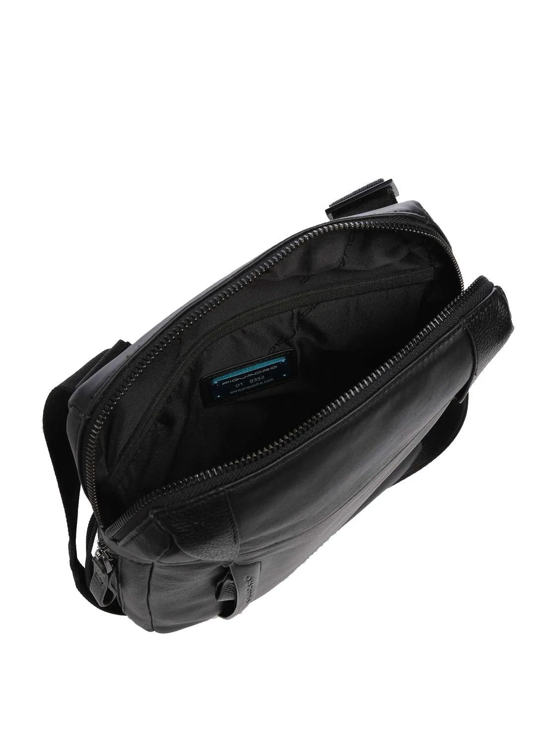 Piquadro Macbeth Sac En Cuir Extensible Noir - Achetez À Prix Outlet!