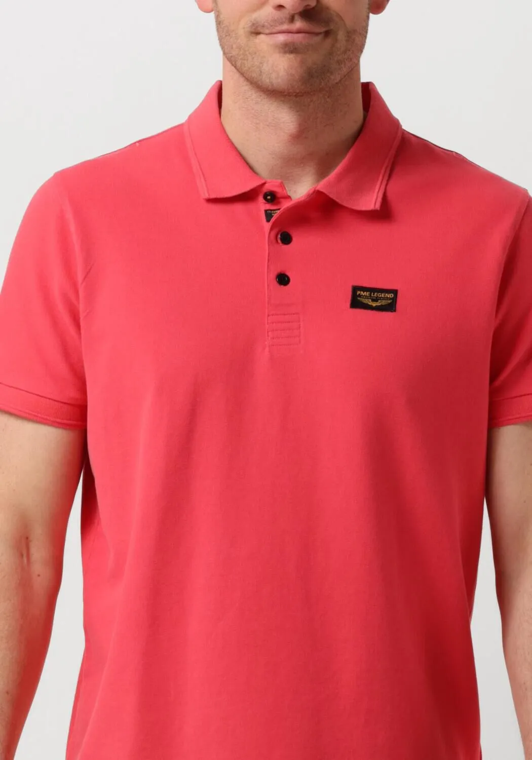 pme legend polo short sleeve polo trackway en rose