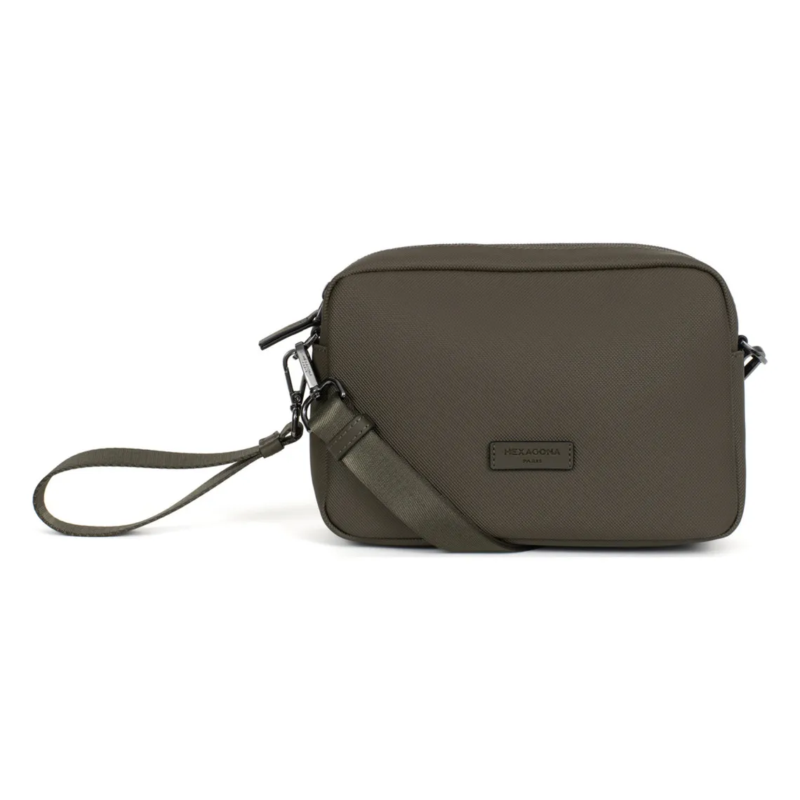 Pochette dragonne HERO Kaki Hexagona - Pochette & Sacoche Homme sur MenCorner