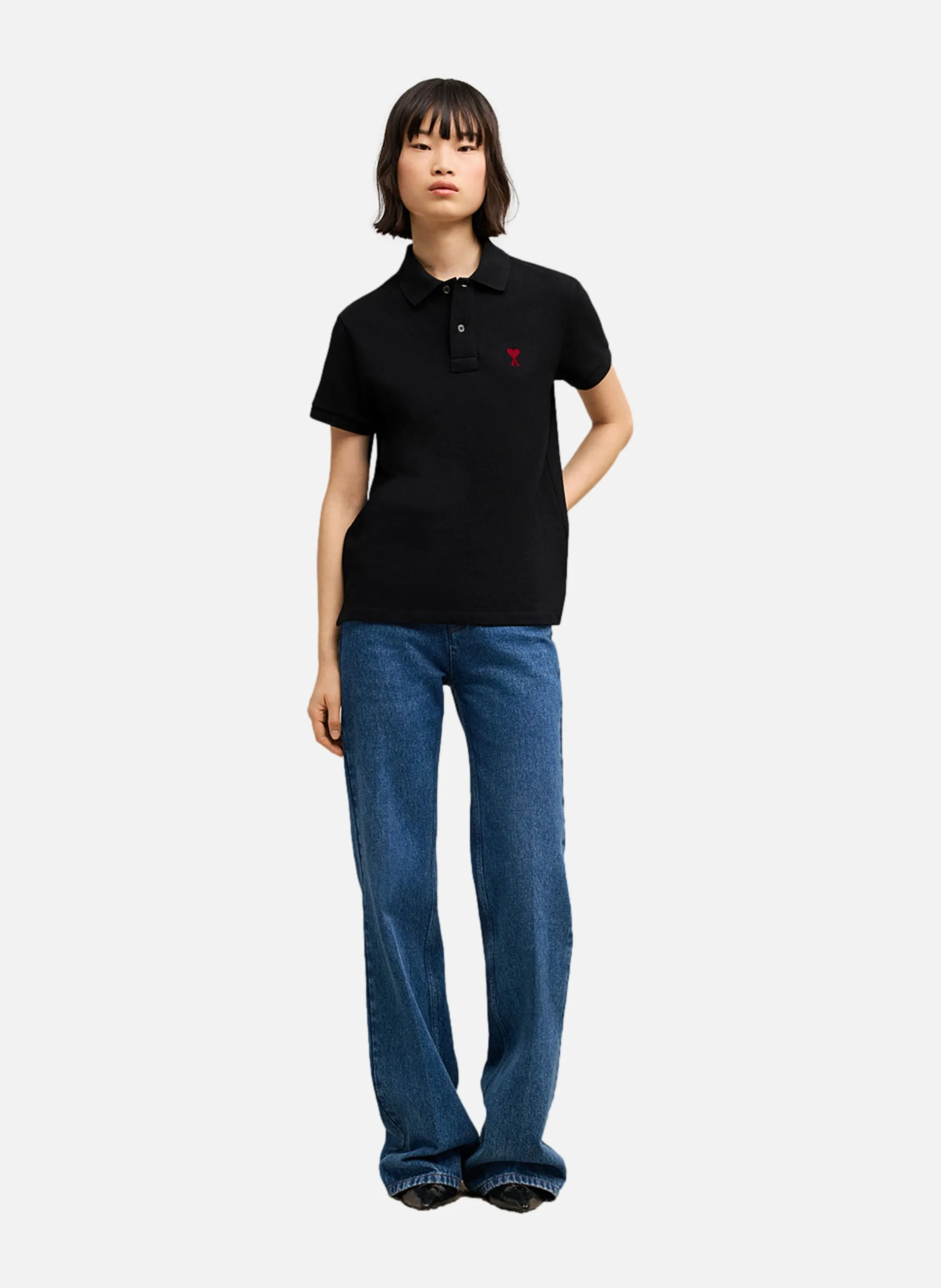 POLO AMI DE COEUR UNISEXE - AMI PARIS pour FEMME | Printemps