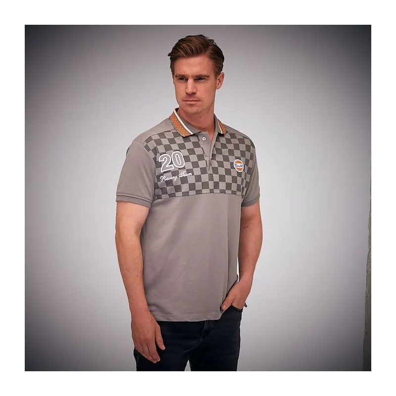 POLO GRAND PRIX GRIS DAMIER