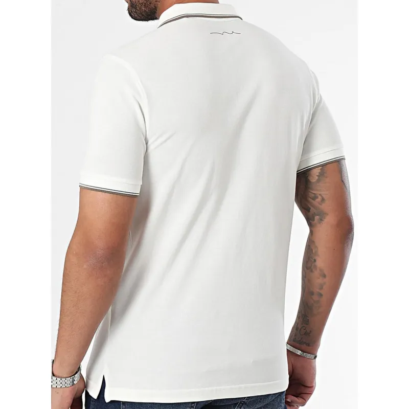 Polo pasian 2 blanc crème homme - Teddy Smith | wimod