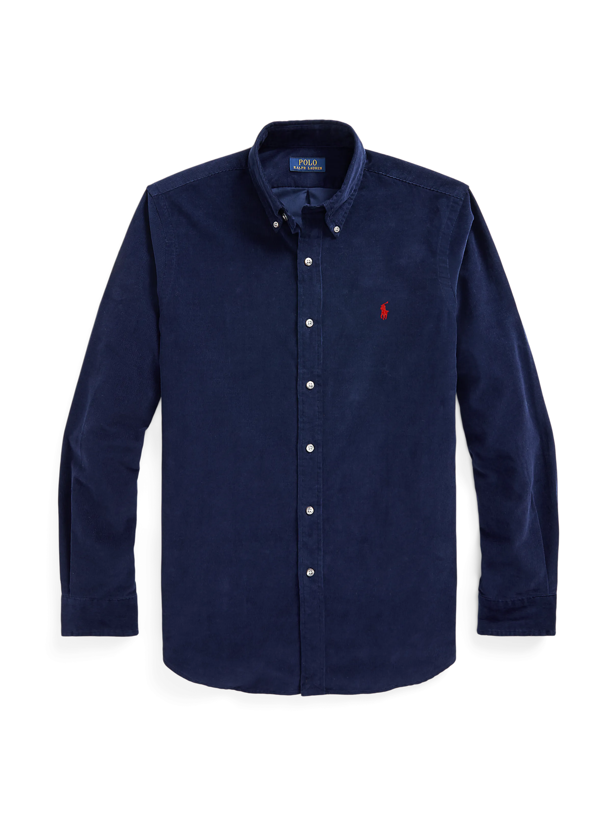 POLO RALPH LAUREN  Chemise en velours milleraies - Bleu