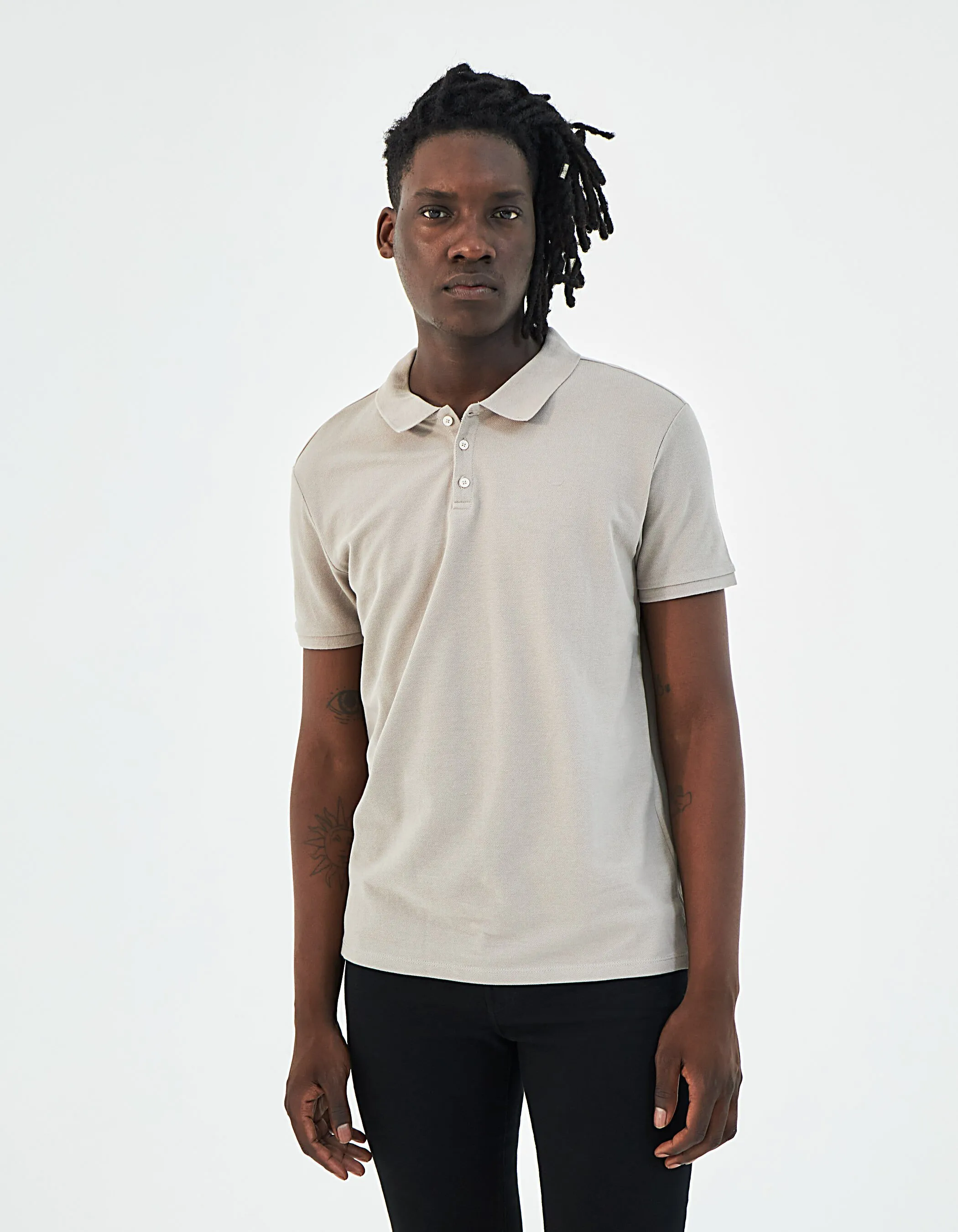 Polo vison bi-matière IKKS BETTER Homme