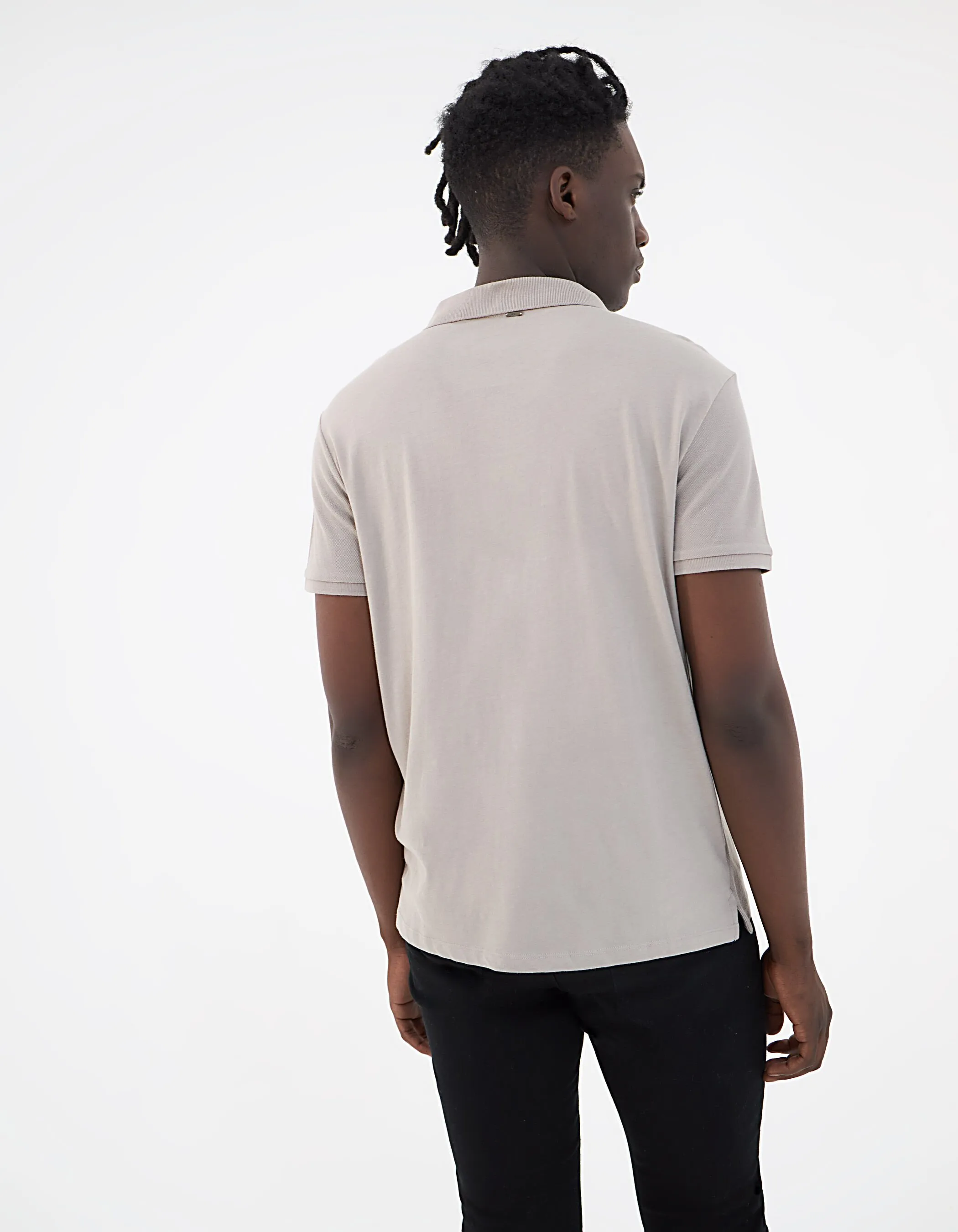 Polo vison bi-matière IKKS BETTER Homme