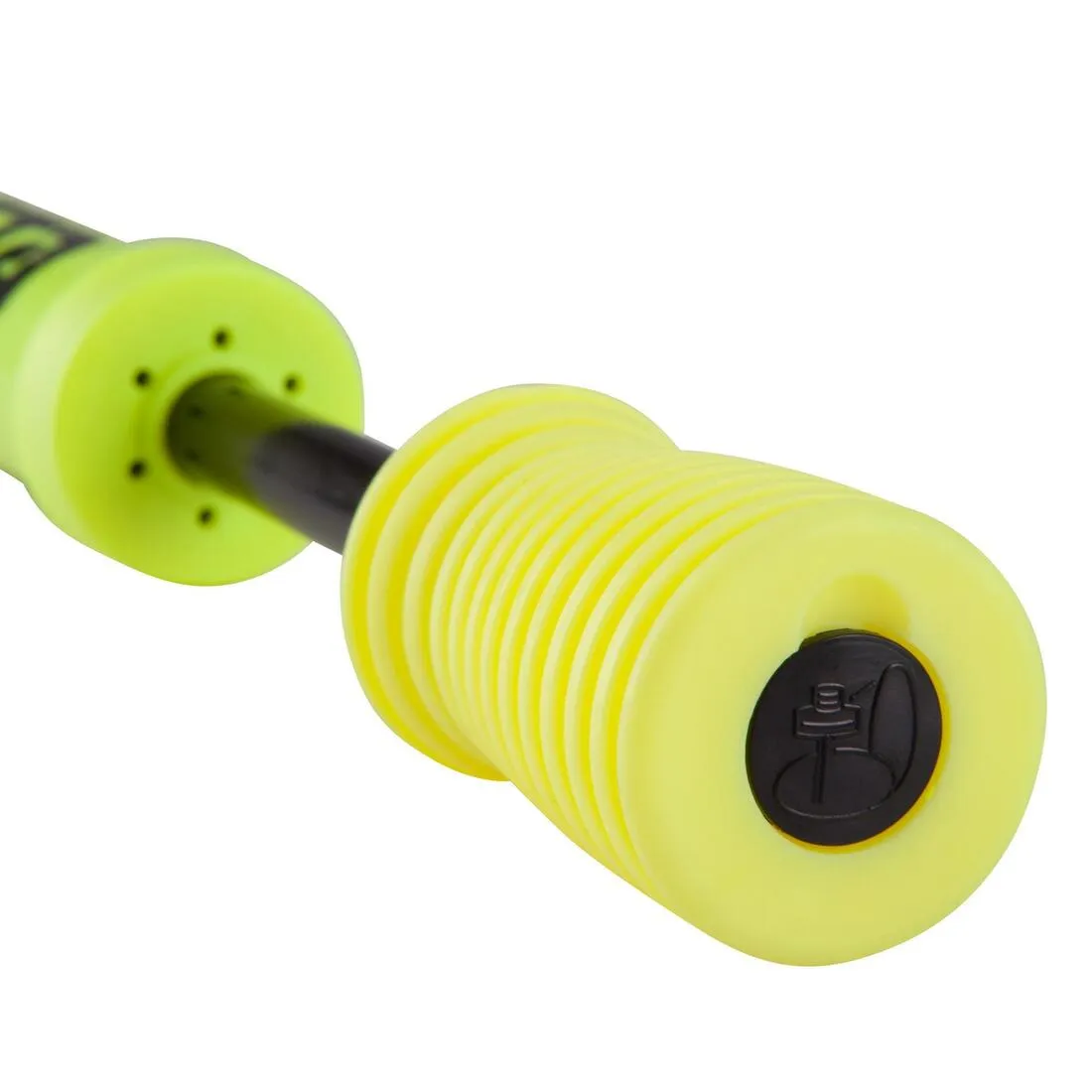 Pompe double action jaune noir