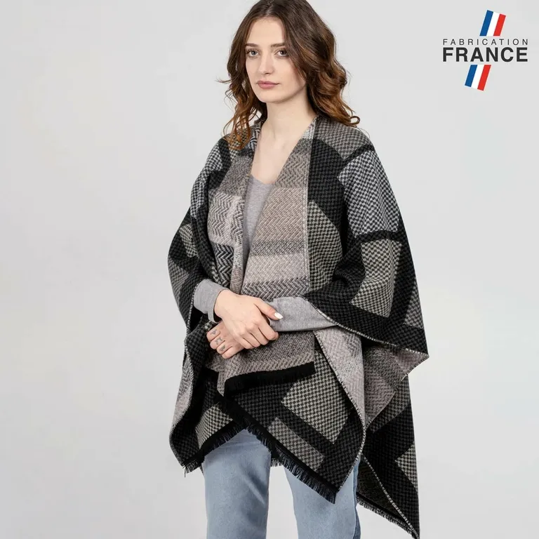 Poncho Agnella Gris