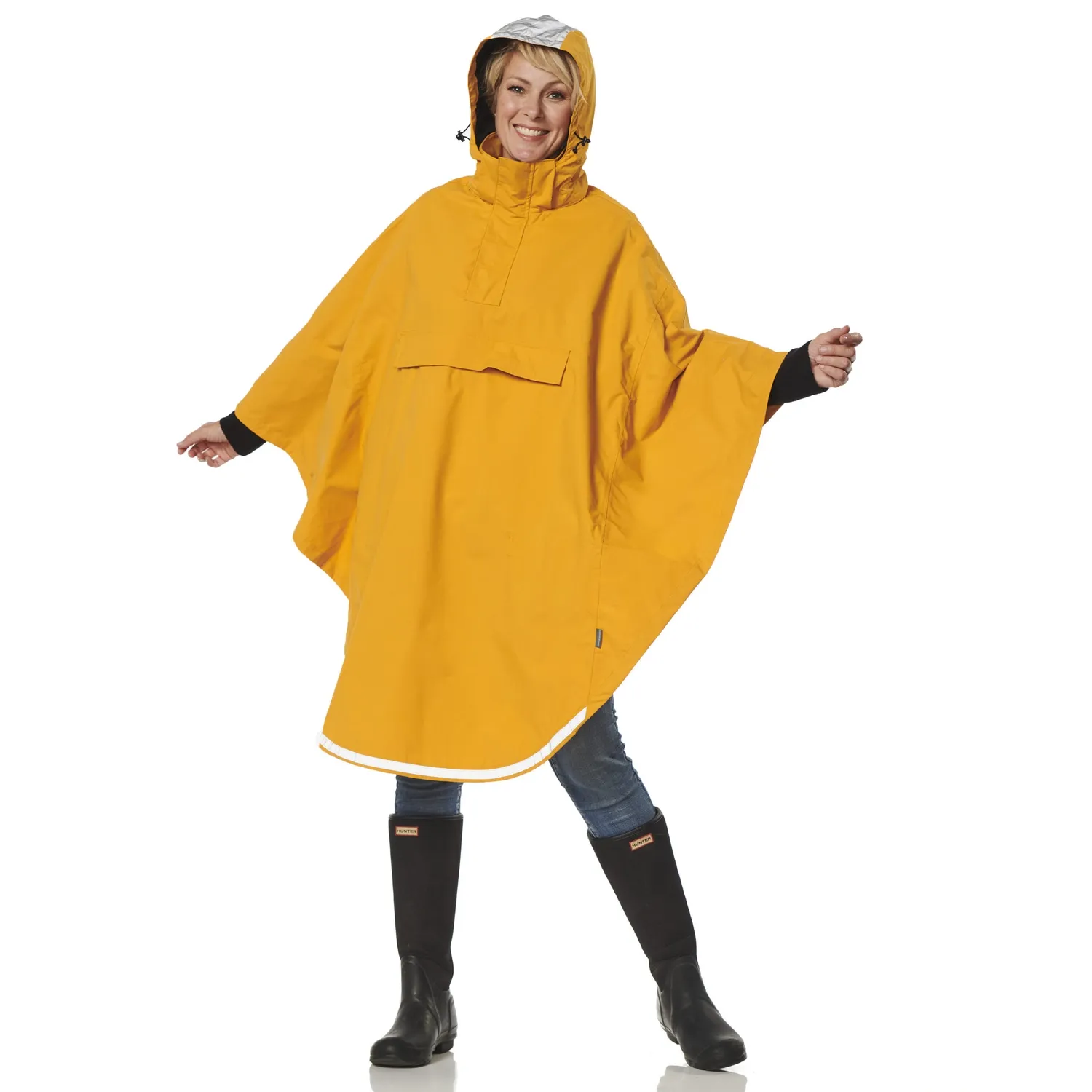 Poncho Happy Rainy Days Jaune