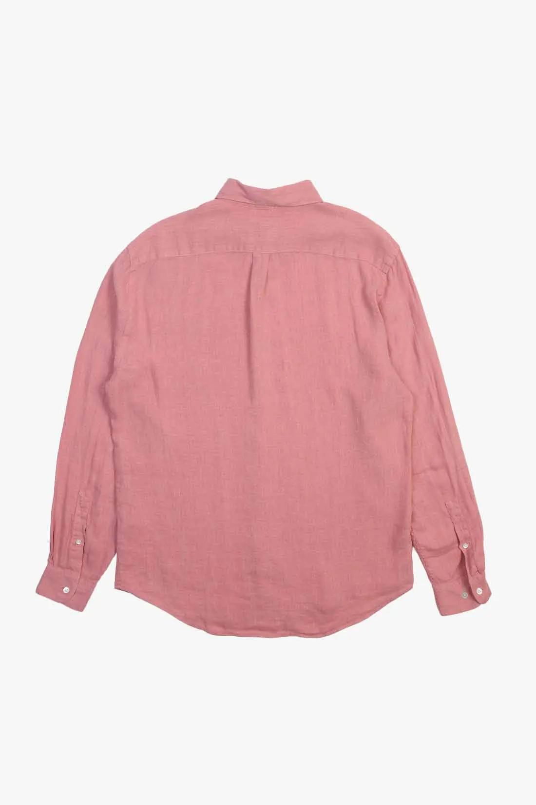 Portuguese flannel Linen shirt Rose - GRADUATE STORE