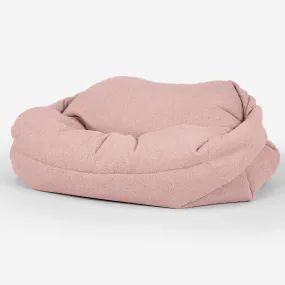 Pouf Canapé Sabine - Bouclé Rose