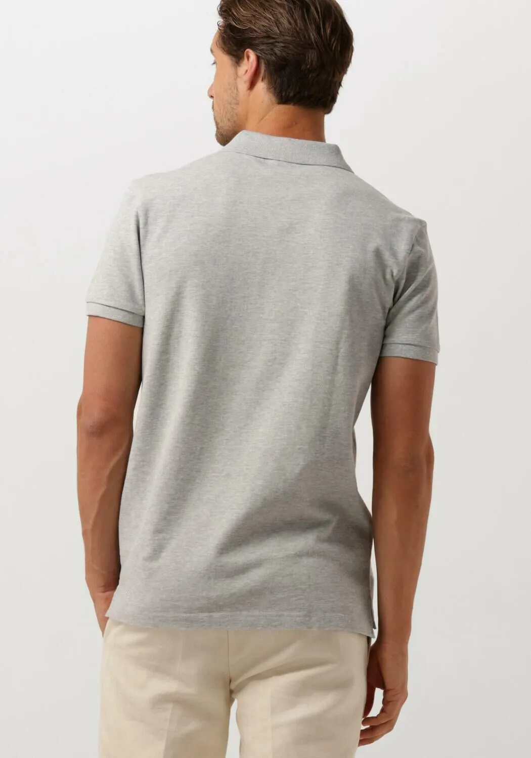 profuomo polo polo short sleeve en gris