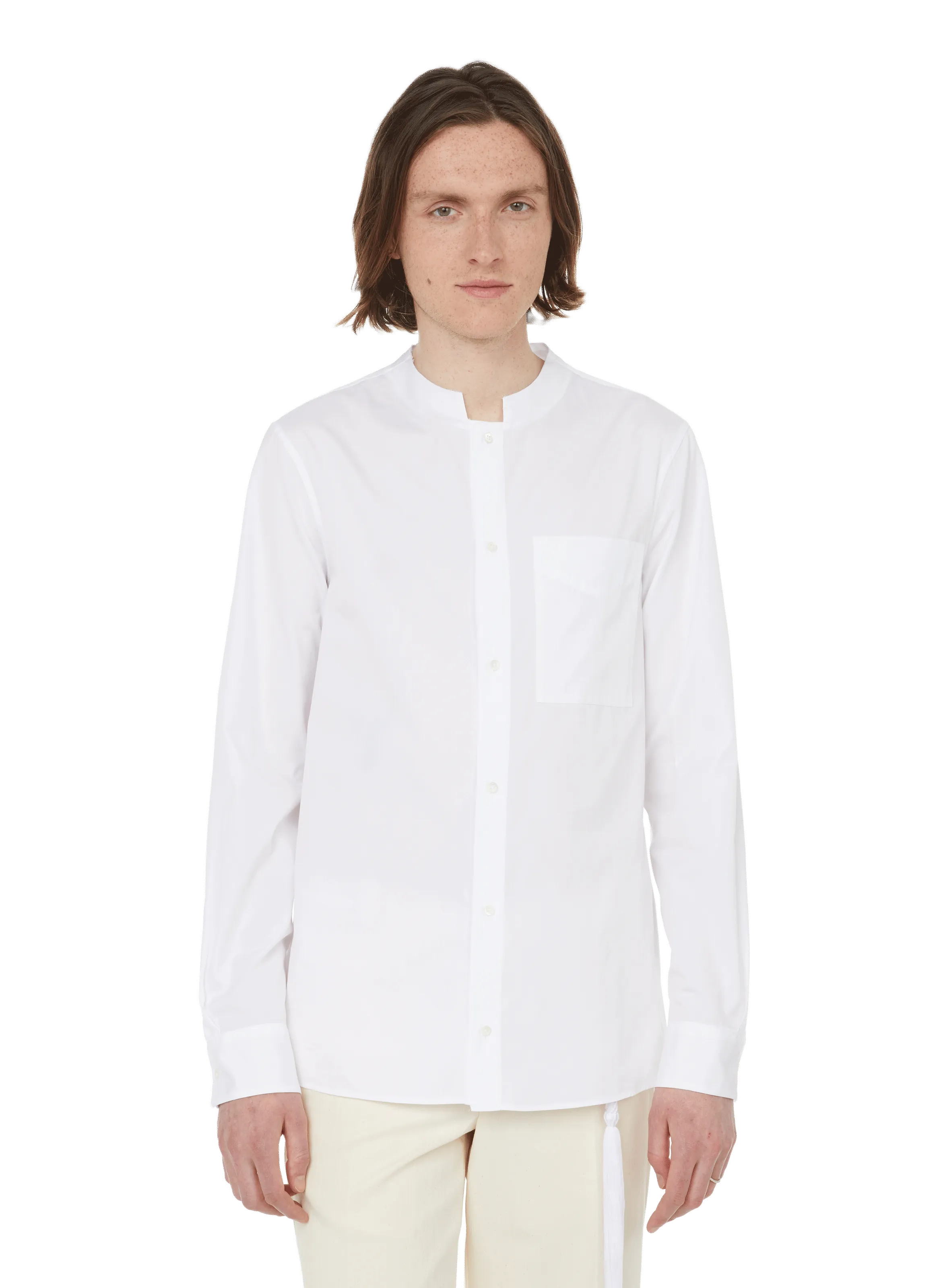 QASIMI  Chemise Satej en coton - Blanc