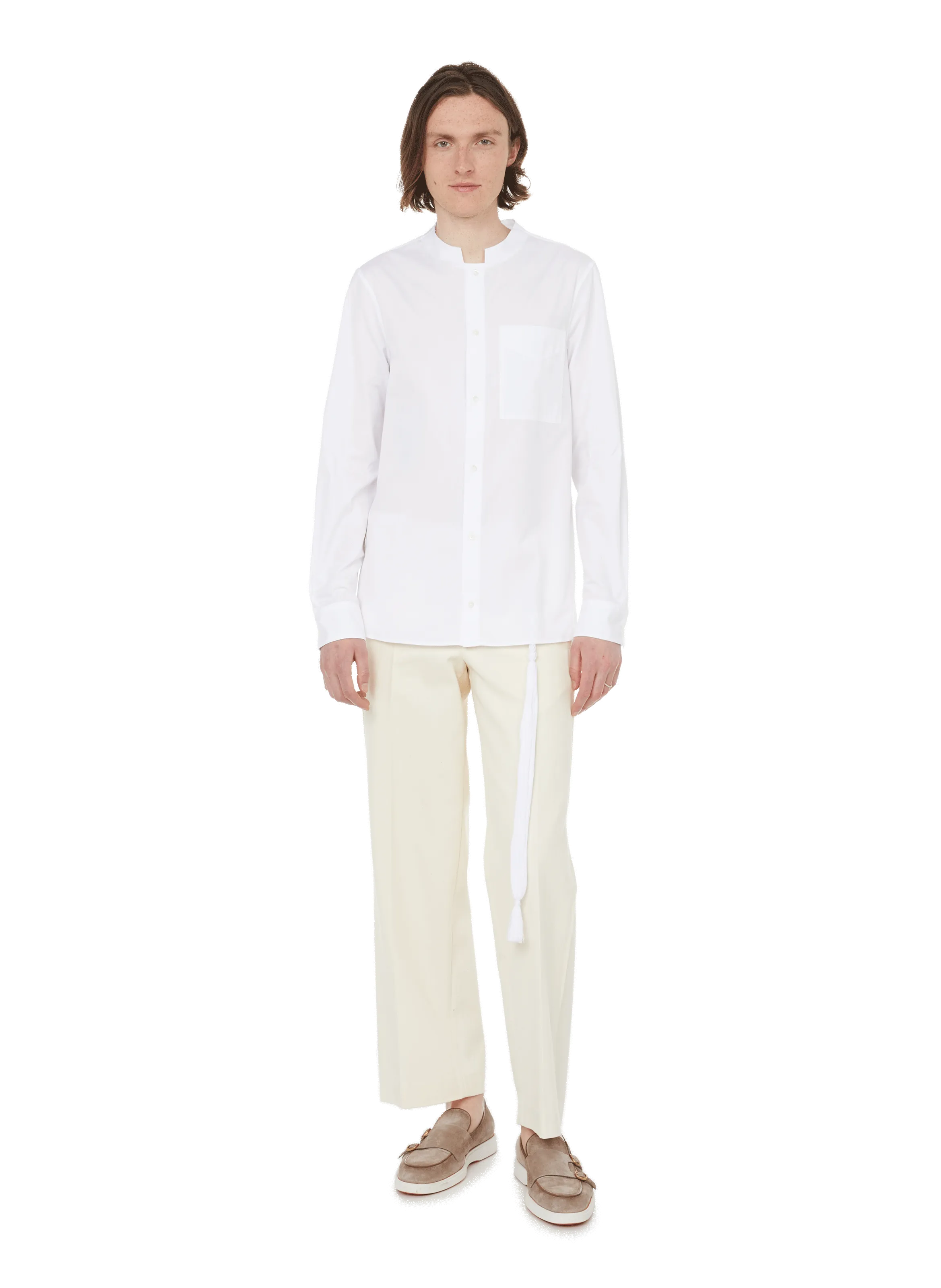 QASIMI  Chemise Satej en coton - Blanc