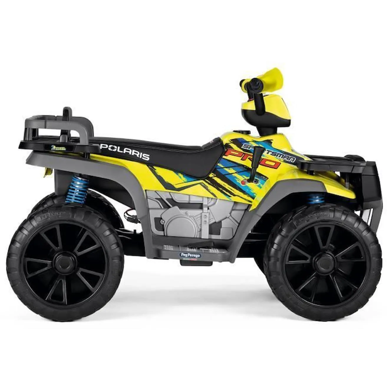 QUAD électrique - POLARIS SPORTSMAN PRO CITRUS- PEG PEREGO jaune - Peg Perego