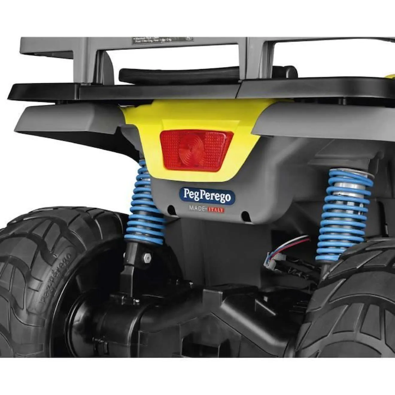 QUAD électrique - POLARIS SPORTSMAN PRO CITRUS- PEG PEREGO jaune - Peg Perego