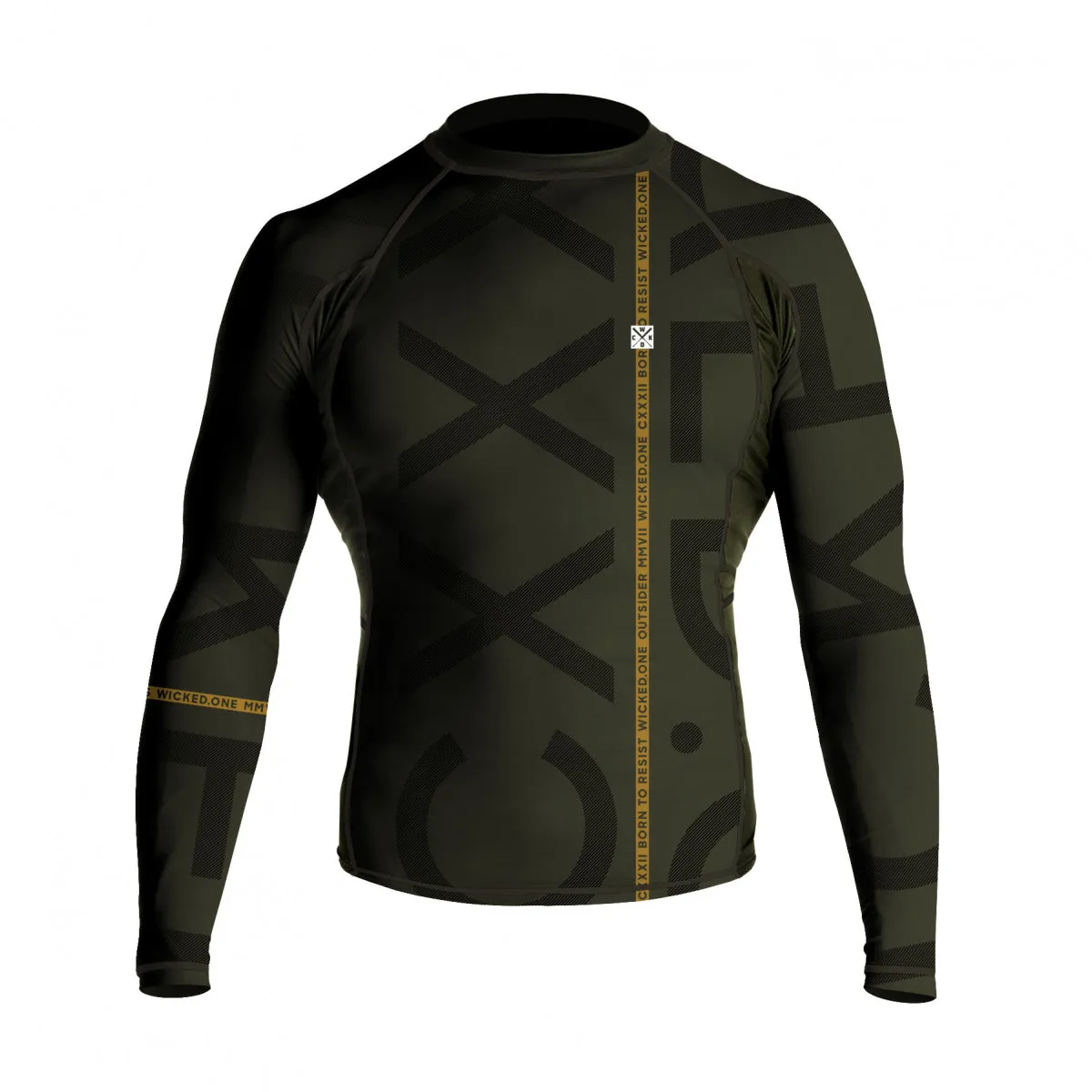 RASHGUARD WICKED ONE RIGHT - Kaki