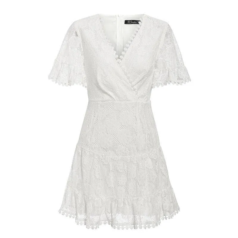 Robe Dentelle Blanche