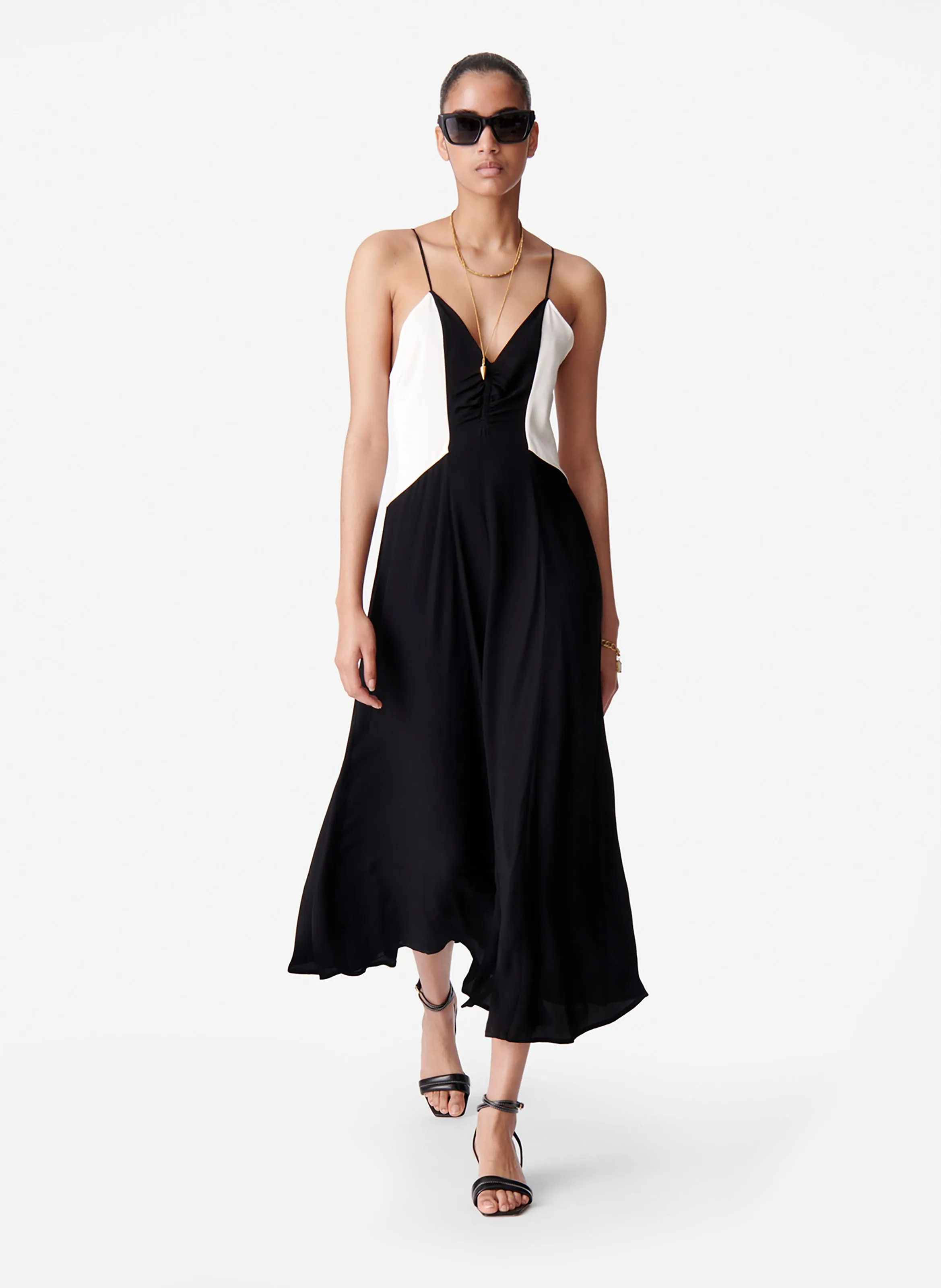 ROBE DRAGéE - VANESSA BRUNO pour FEMME | Printemps