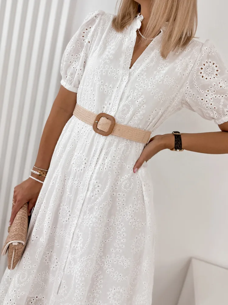 ROBE MANEA BLANC