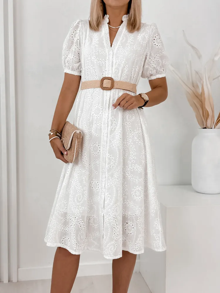 ROBE MANEA BLANC