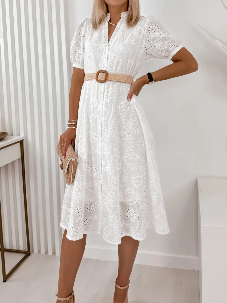 ROBE MANEA BLANC