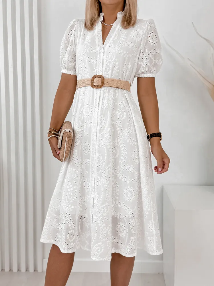 ROBE MANEA BLANC