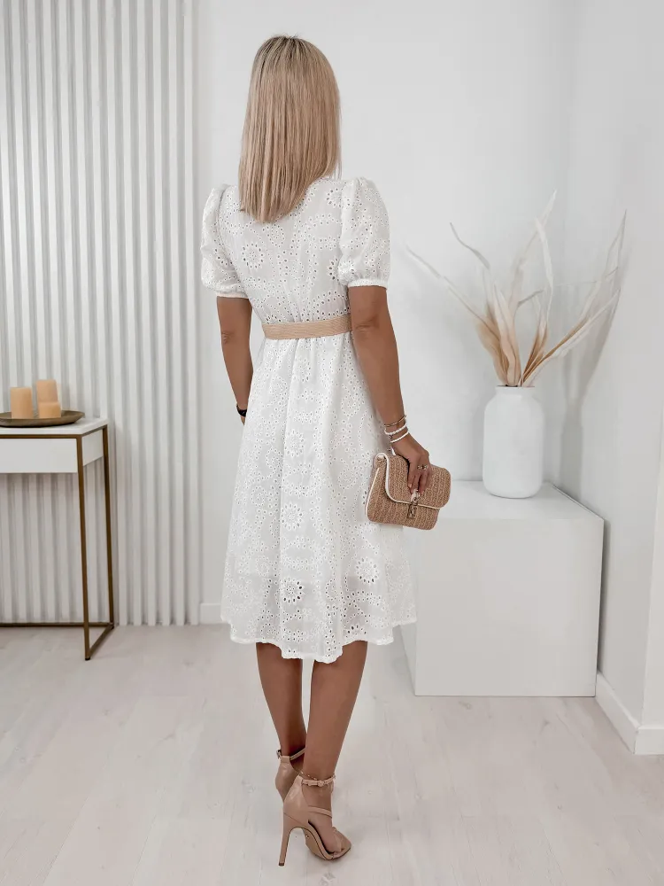 ROBE MANEA BLANC