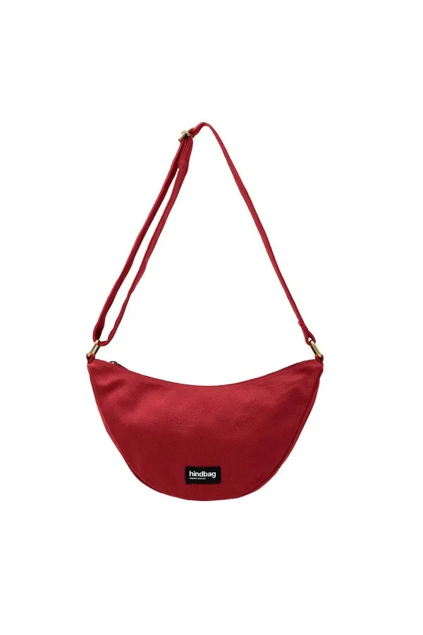 Sac banane demi lune Rouge Terracotta - Andrea