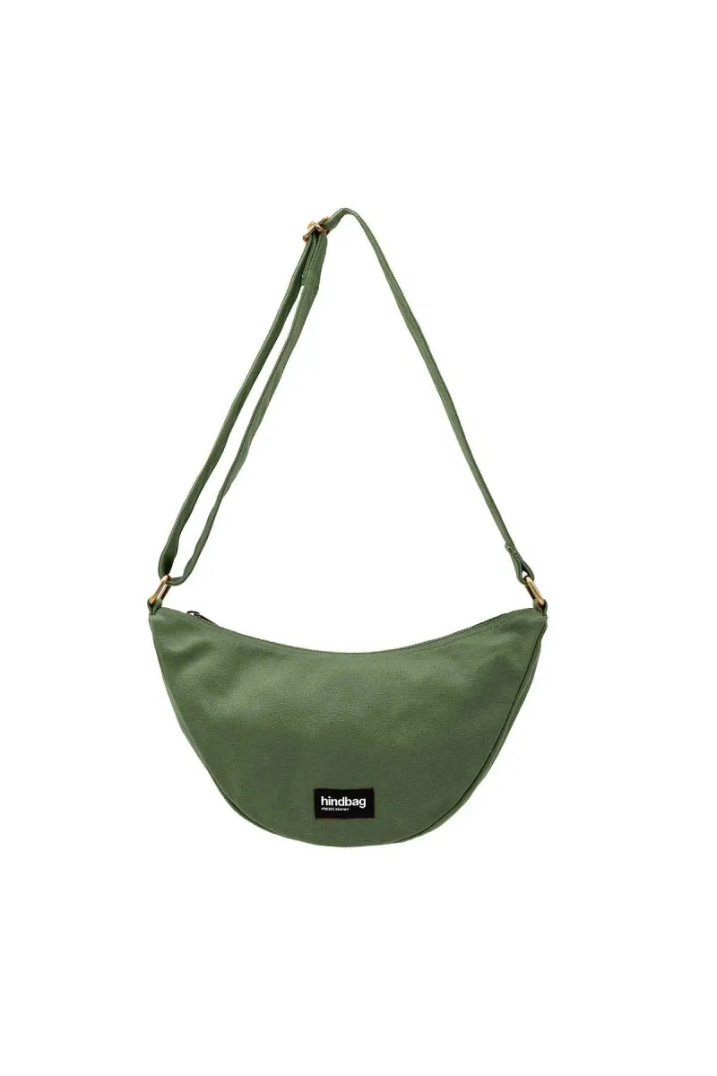 Sac banane demi lune vert Olive - Andrea