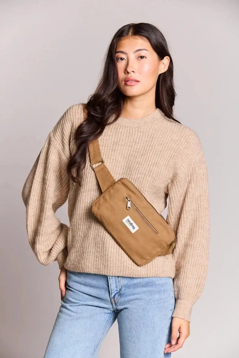 Sac banane rectangulaire beige Cannelle - Harry