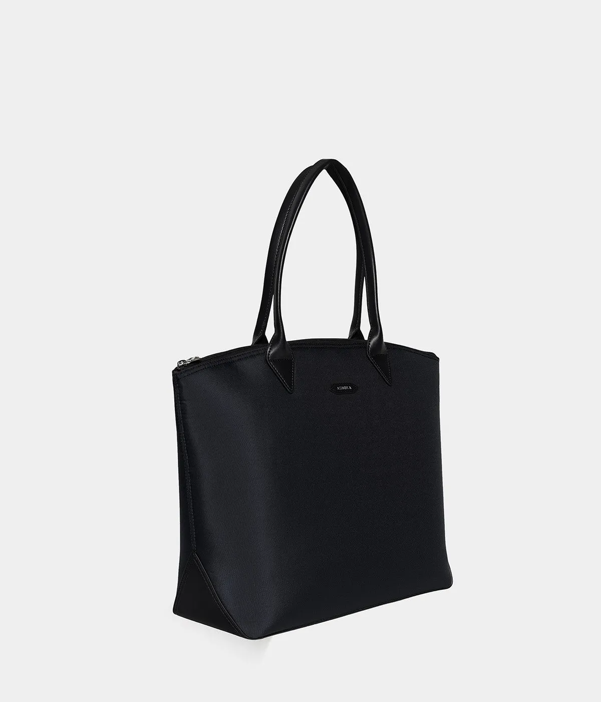 Sac Cabas Jolly Apple Skin et Nylon Recyclé Noir