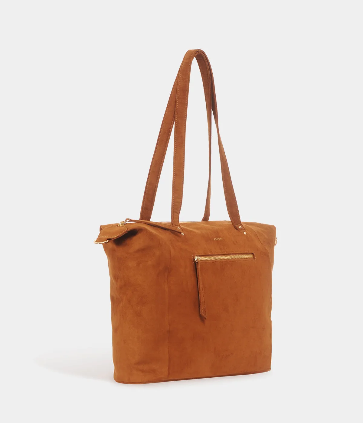 Sac Cabas Mia Camel Daim Vegan Recyclé