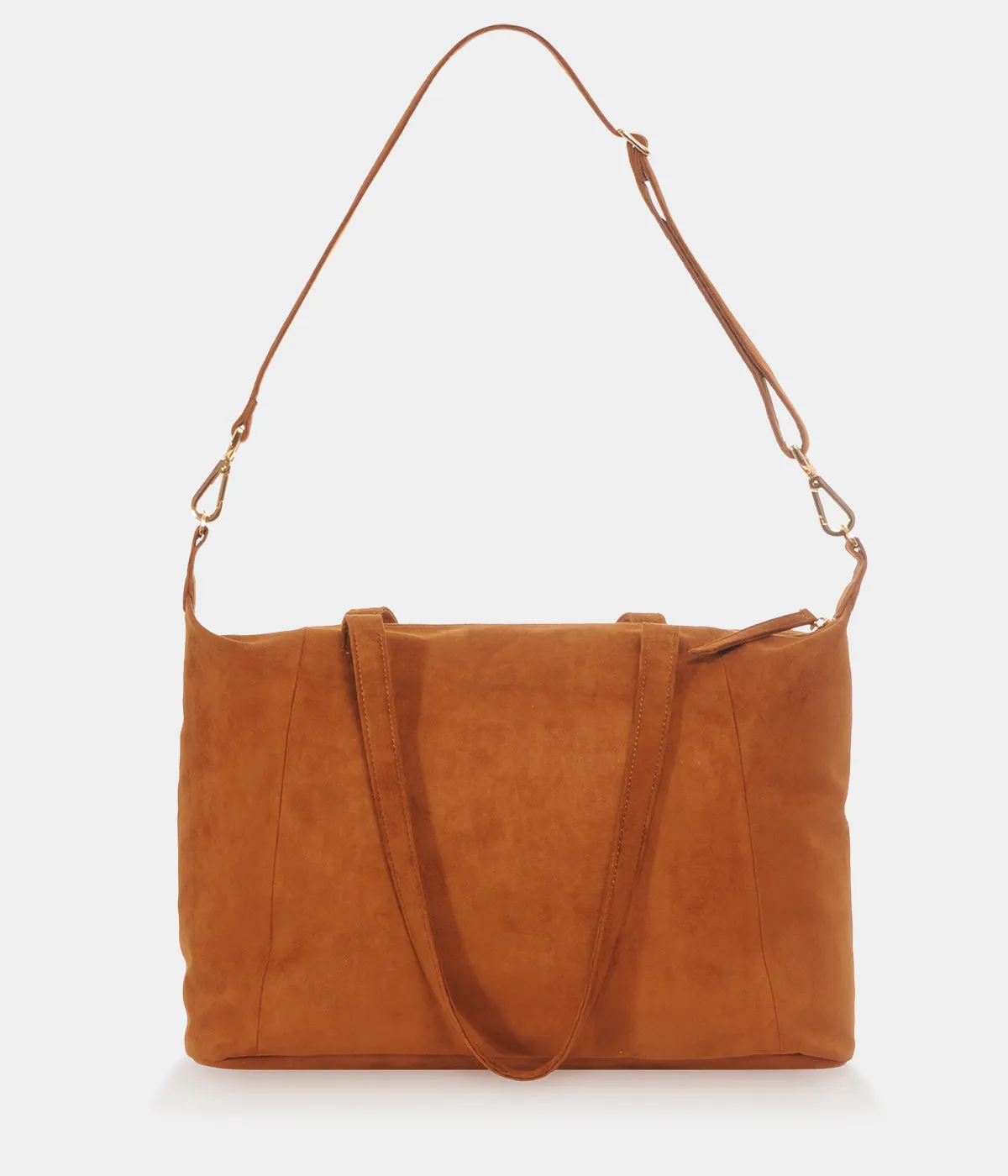 Sac Cabas Mia Camel Daim Vegan Recyclé