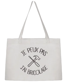 Sac Shopping Je peux pas j'ai Bricolage par Freeyourshirt.com