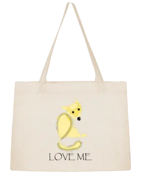 Sac Shopping Renard love me par illustraman