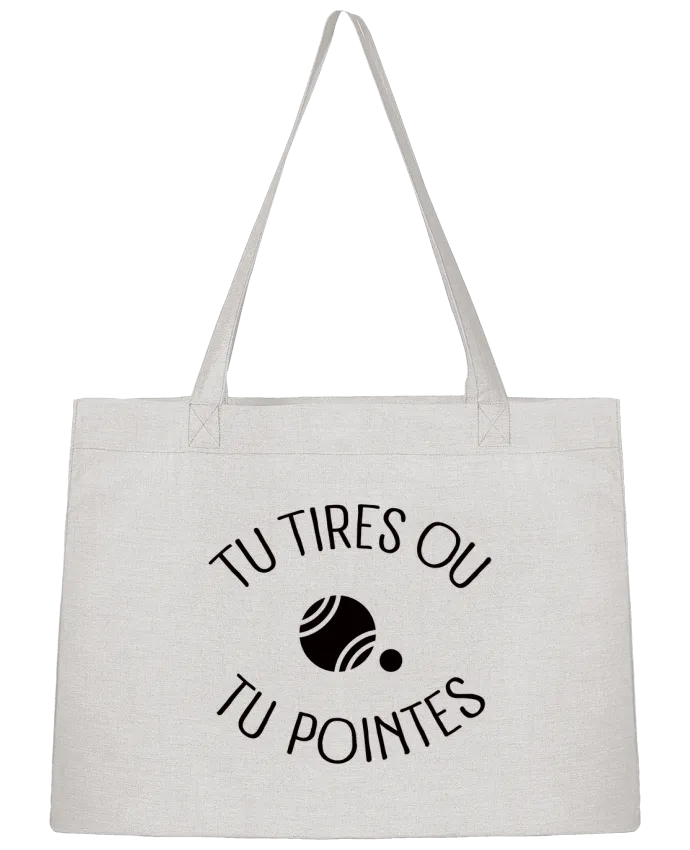 Sac Shopping Tu Tires Ou Tu Pointes par Freeyourshirt.com