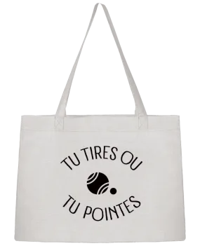 Sac Shopping Tu Tires Ou Tu Pointes par Freeyourshirt.com