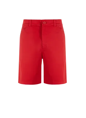 SAISON 1865  Short en coton  - Rouge