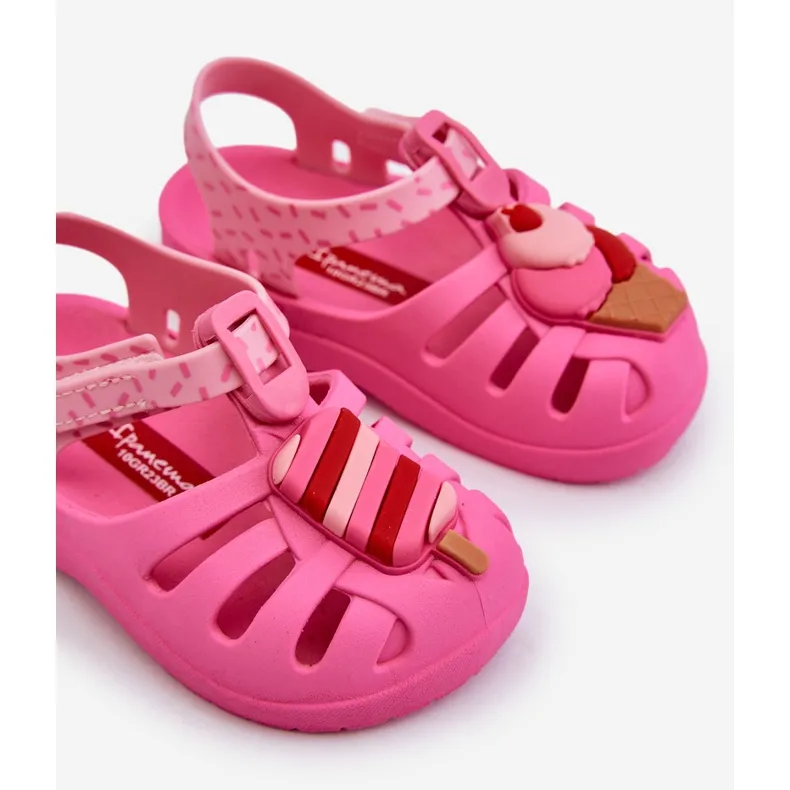 Sandales Velcro Pour Enfants 83486 Ipanema Summer Xiii Baby Rose