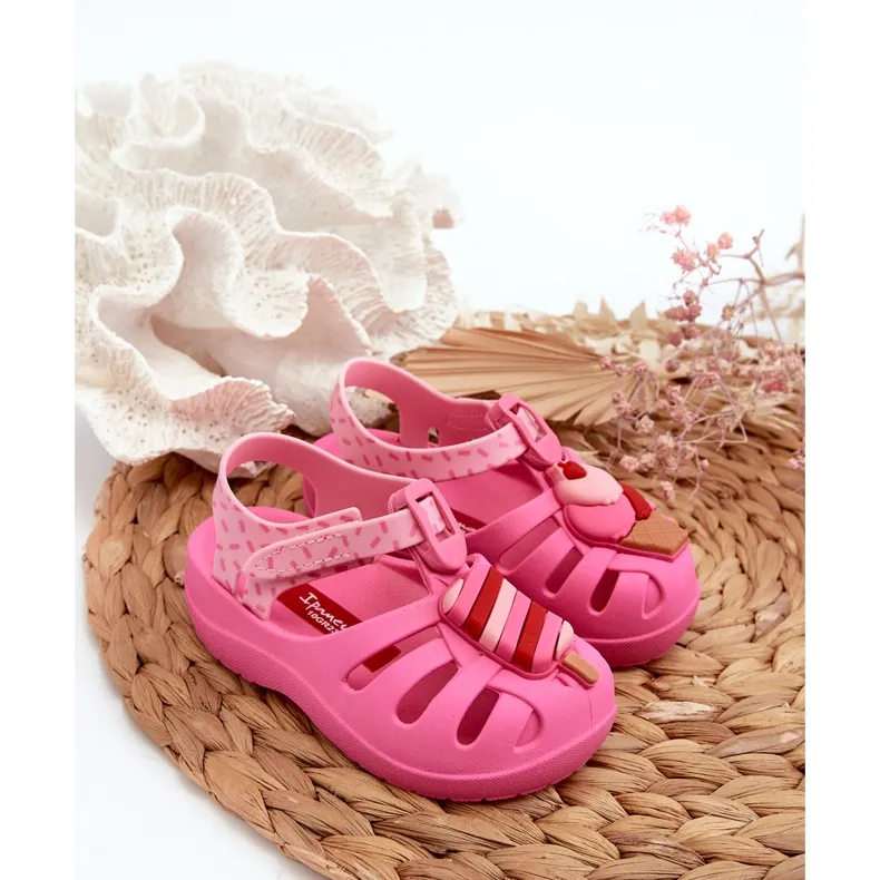 Sandales Velcro Pour Enfants 83486 Ipanema Summer Xiii Baby Rose