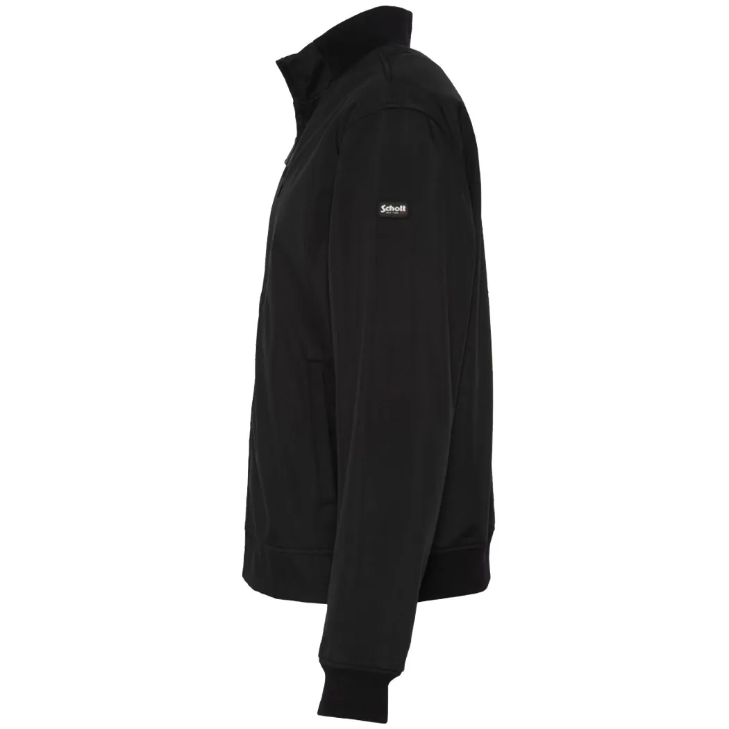 SCHOTT BLOUSON SOFTSHELL BLACK