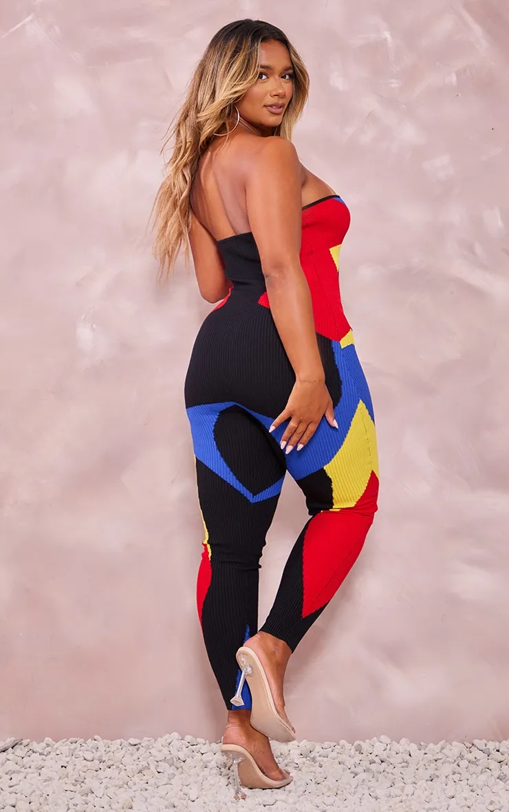 Shape Combinaison bustier multicolore colourblock