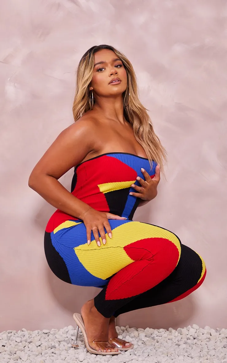 Shape Combinaison bustier multicolore colourblock