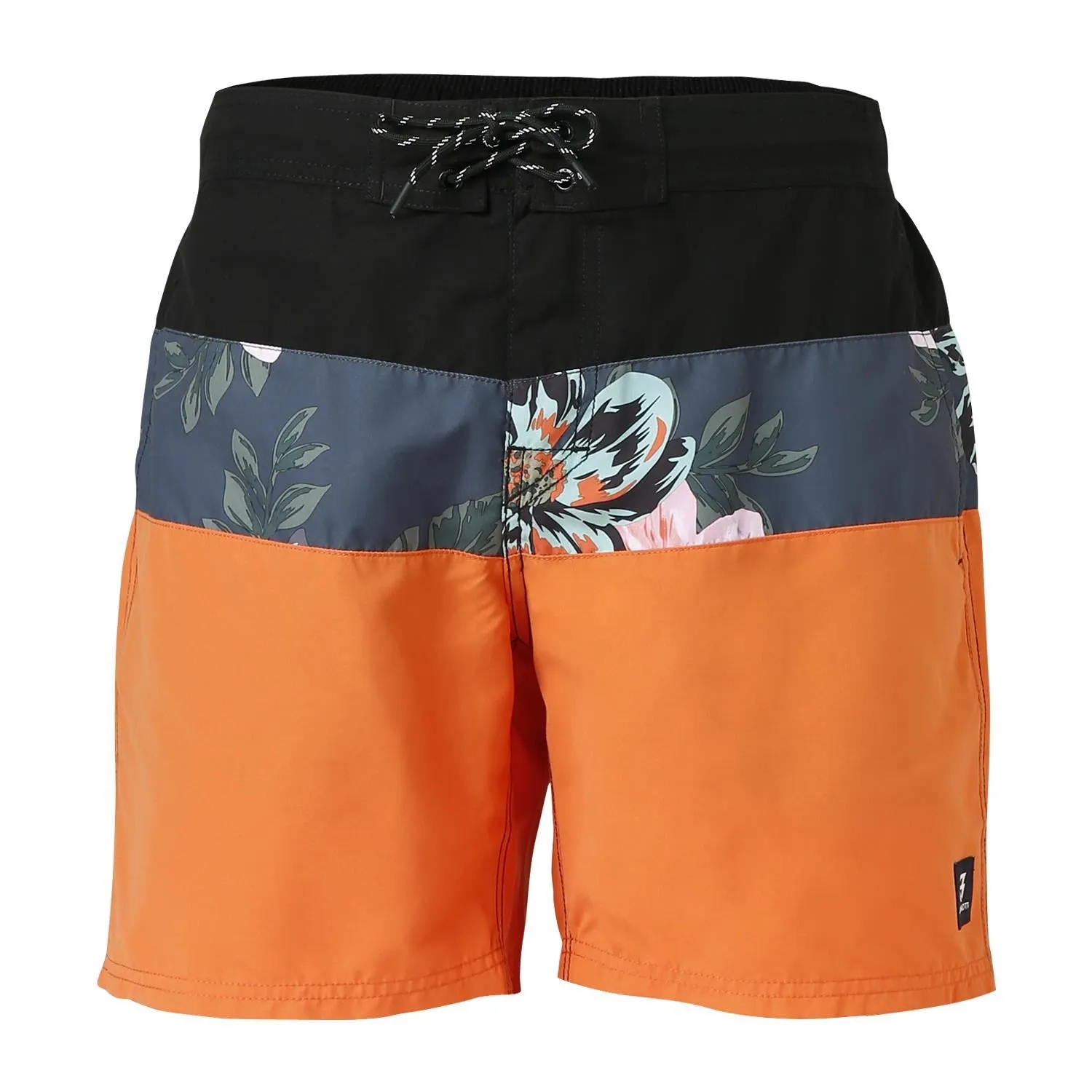 Short de Bain Brunotti Men Catamaran Flower Sunset Orange