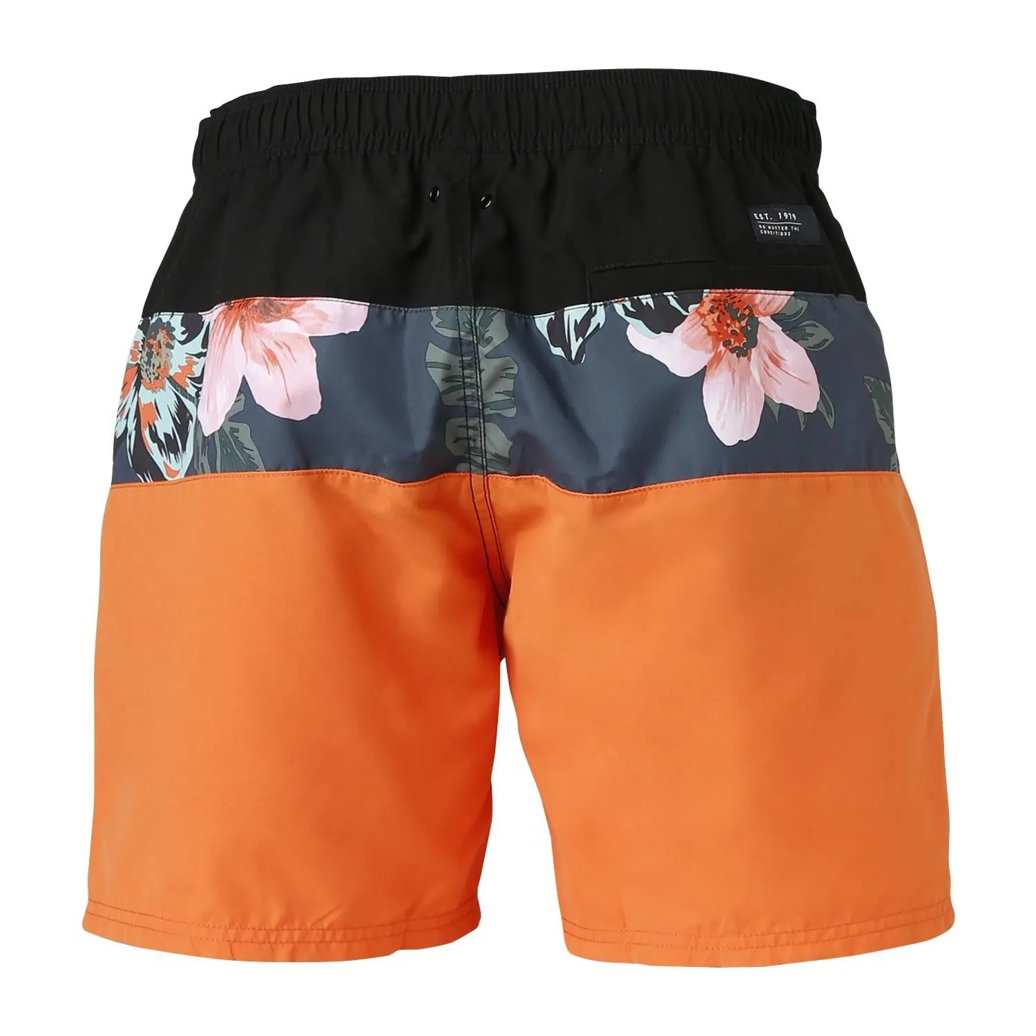 Short de Bain Brunotti Men Catamaran Flower Sunset Orange