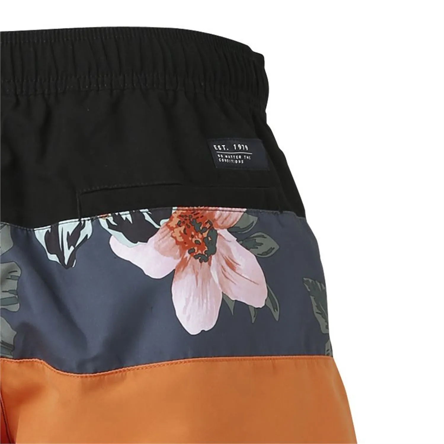 Short de Bain Brunotti Men Catamaran Flower Sunset Orange