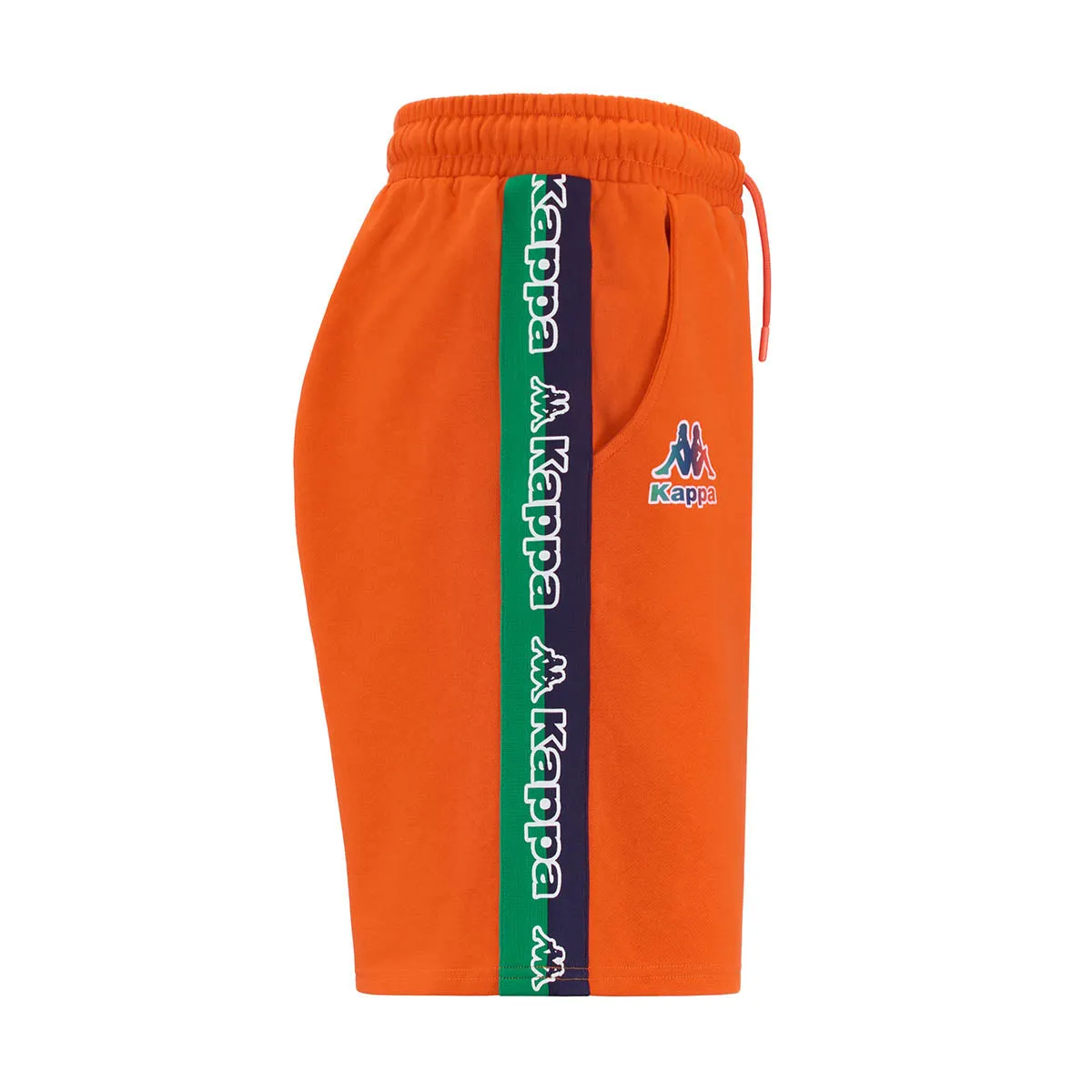 Short Logo Fulto Orange Homme