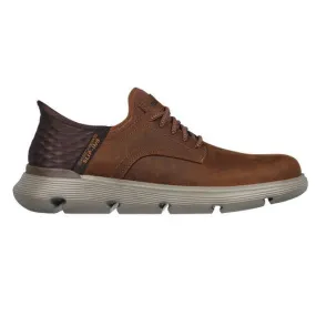 SKECHERS GARZA GERVIN SLIP-INS Marron