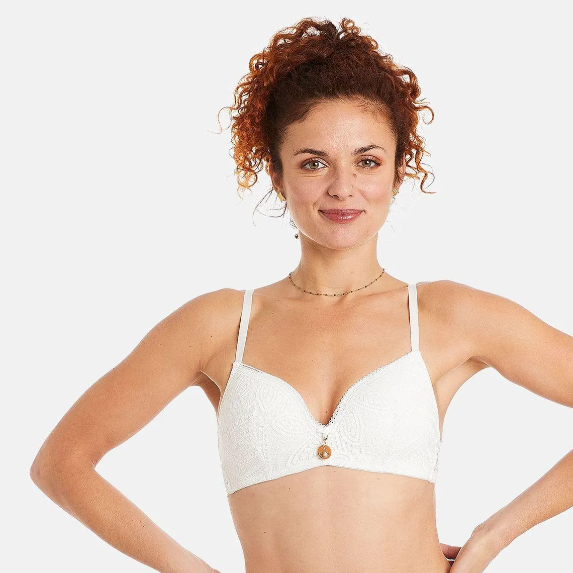 Soutien-gorge souple ivoire Etoile blanc | 3 Suisses